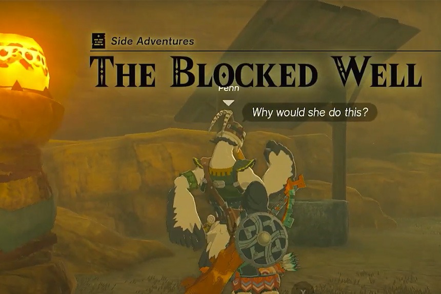 How to complete the Blocked Well side quest in The Legend of Zelda Tears of the Kingdom