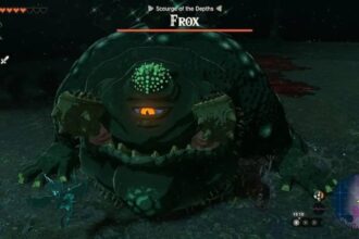 Where to Find and Defeat Obsidian Frox in Zelda Tears of the Kingdom