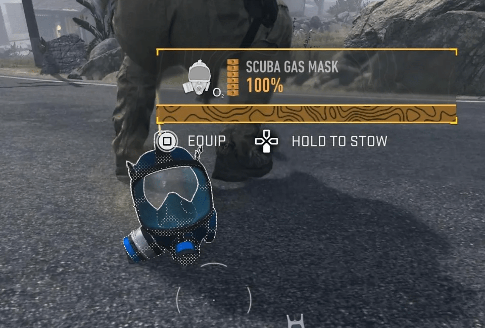 How to Get and Use Scuba Mask in DMZ Scuba Mask Location