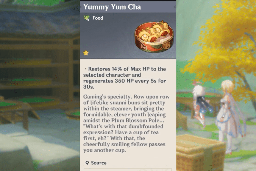 Genshin Impact 4.4 Yummy Yum Cha Recipe - Gaming’s Specialty Dish