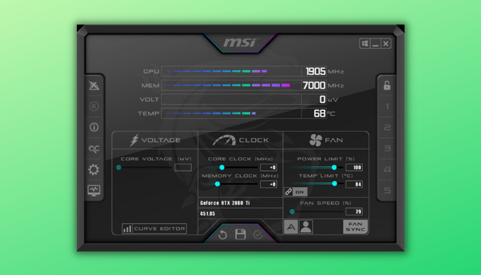 how to overclock with msi afterburner